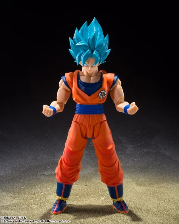 Dragon Ball Super S.H.Figuarts Super Saiyan God Super Saiyan Goku (Blue Power Transcending Limits) Action Figure