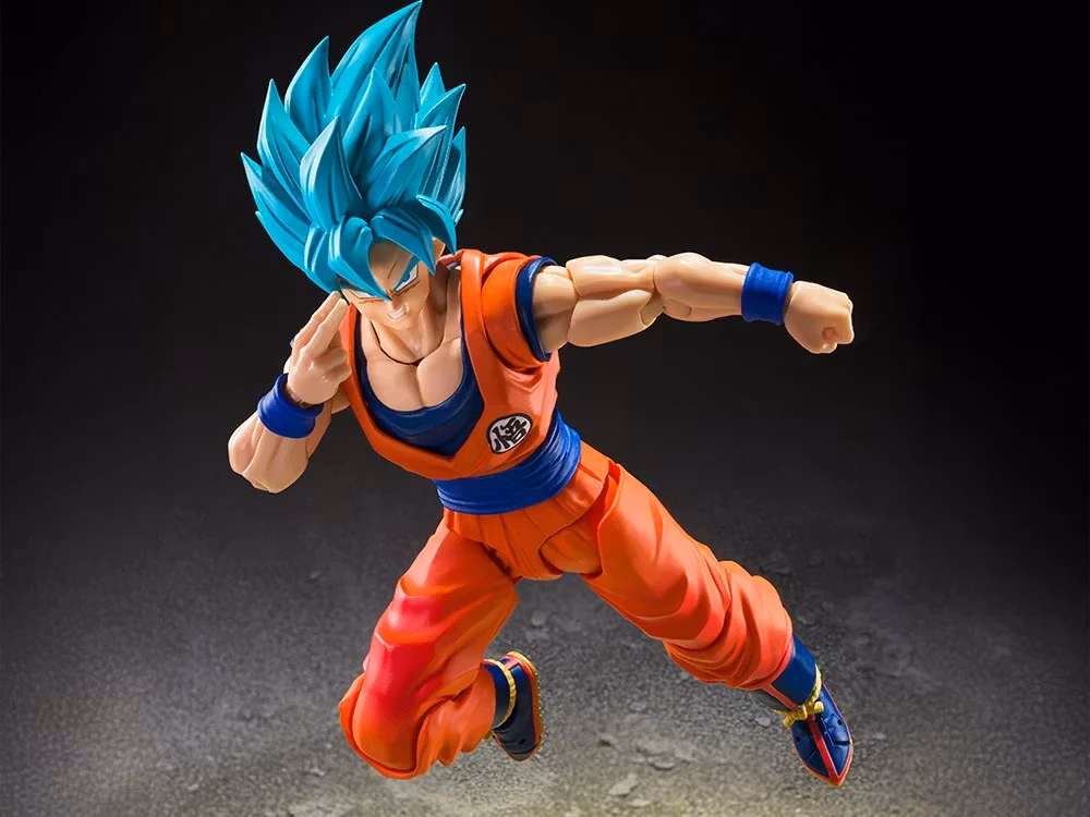 Dragon Ball Super S.H.Figuarts Super Saiyan God Super Saiyan Goku (Blue Power Transcending Limits) Action Figure