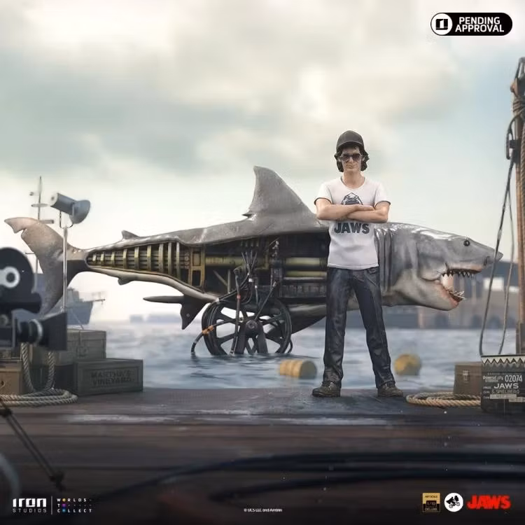 Jaws 50th Anniversary Steven Spielberg Deluxe 1/10 Art Scale Statue