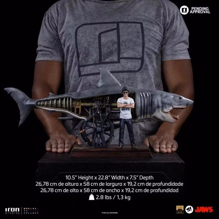 Jaws 50th Anniversary Steven Spielberg Deluxe 1/10 Art Scale Statue