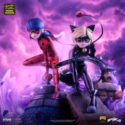 Miraculous Ladybug And Cat Noir (10th Anniversary Signed Edition) 1/10 Deluxe Art Scale Statue