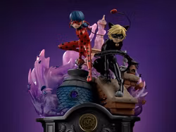 Miraculous Ladybug And Cat Noir (10th Anniversary Signed Edition) 1/10 Deluxe Art Scale Statue
