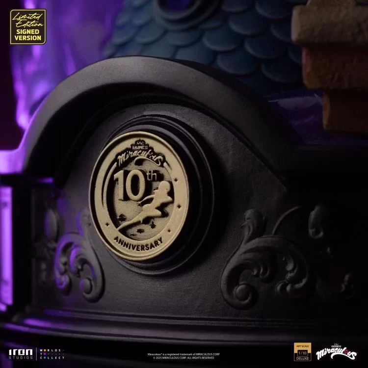 Miraculous Ladybug And Cat Noir (10th Anniversary Signed Edition) 1/10 Deluxe Art Scale Statue