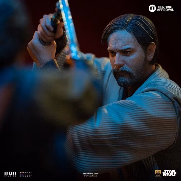 Star Wars: Revenge of the Sith Anakin vs. Obi-Wan Deluxe 1/10 Art Scale Statue