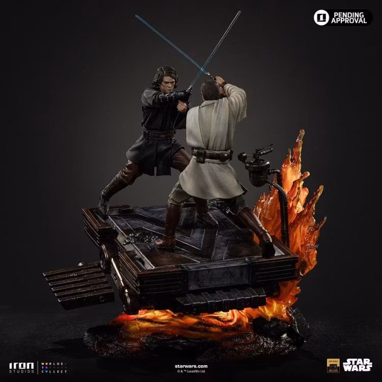 Star Wars: Revenge of the Sith Anakin vs. Obi-Wan Deluxe 1/10 Art Scale Statue