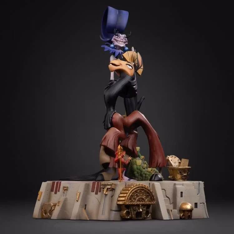 The Emperor's New Groove Kuzco & Yzma Deluxe 1/10 Art Scale Statue