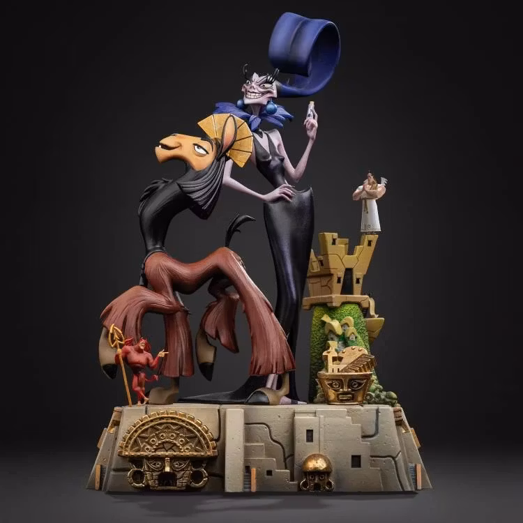 The Emperor's New Groove Kuzco & Yzma Deluxe 1/10 Art Scale Statue