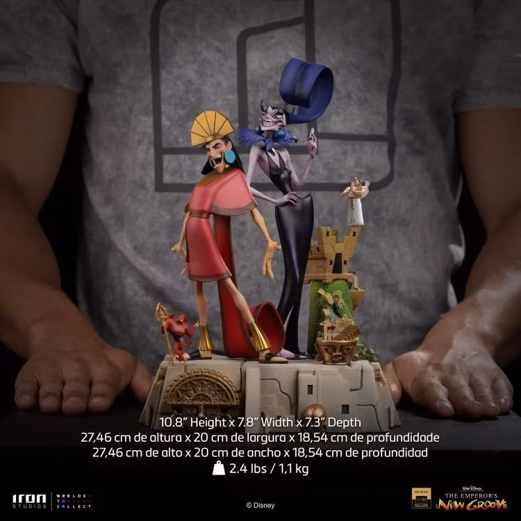 The Emperor's New Groove Kuzco & Yzma Deluxe 1/10 Art Scale Statue