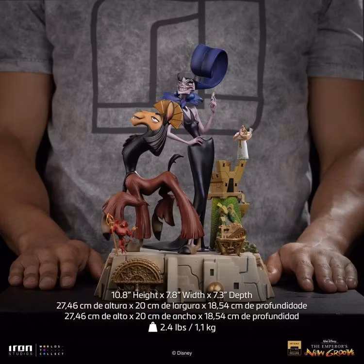 The Emperor's New Groove Kuzco & Yzma Deluxe 1/10 Art Scale Statue