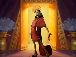 The Emperor's New Groove Kuzco in Human and Llama Form 1/10 Art Scale Statue