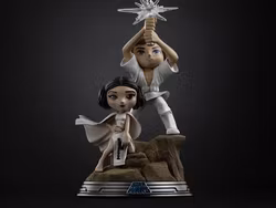 Star Wars: A New Hope MiniCo Luke and Leia Figure