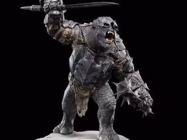 The Lord of the Rings Olog-Hai of the Black Gate Miniature Statue