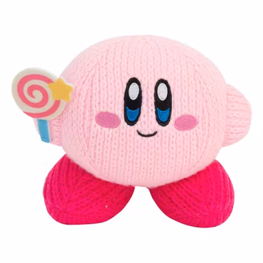 Kirby Nuiguru-Knit Plush Figure Kirby with Invincible Candy Wand
