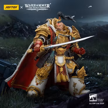 Warhammer: The Horus Heresy White Scars Jaghatai Khan, Primarch of the Vth Legion 1/18 Scale Action Figure