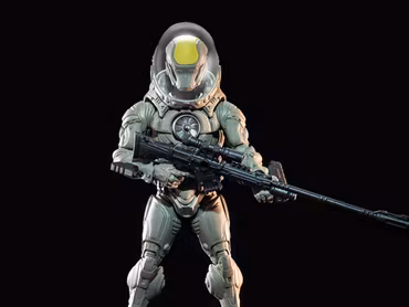 Cosmic Legions Hvalkatar: Book One T.U.5.C.C. Sentry Action Figure