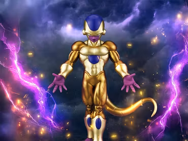 Dragon Ball Super Solid Edge Works Golden Frieza Figure