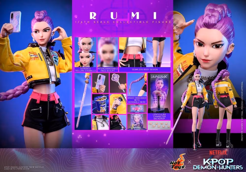 KPop Demon Hunters TMS176 Rumi 1/6th Scale Collectible Figure