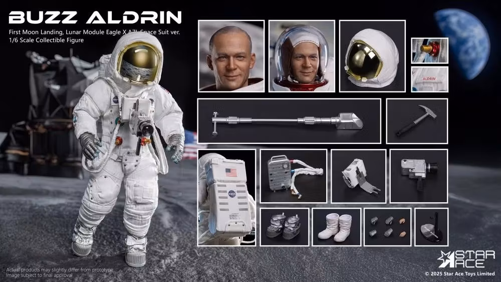 Apollo 11 Buzz Aldrin 1/6 Scale Collectible Figure