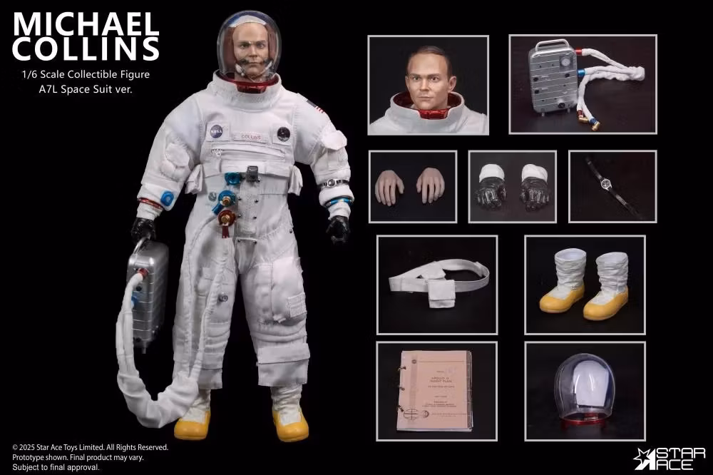 First Moon Landing Michael Collins (A7L Space Suit Ver.) 1/6 Scale Action Figure