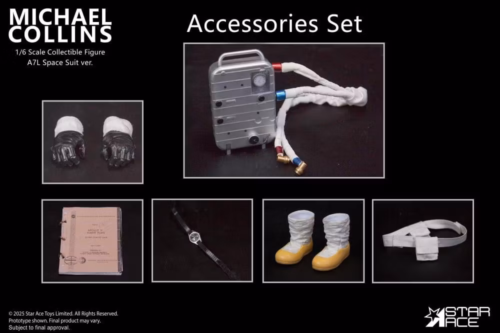 First Moon Landing Michael Collins (A7L Space Suit Ver.) 1/6 Scale Accessory Set