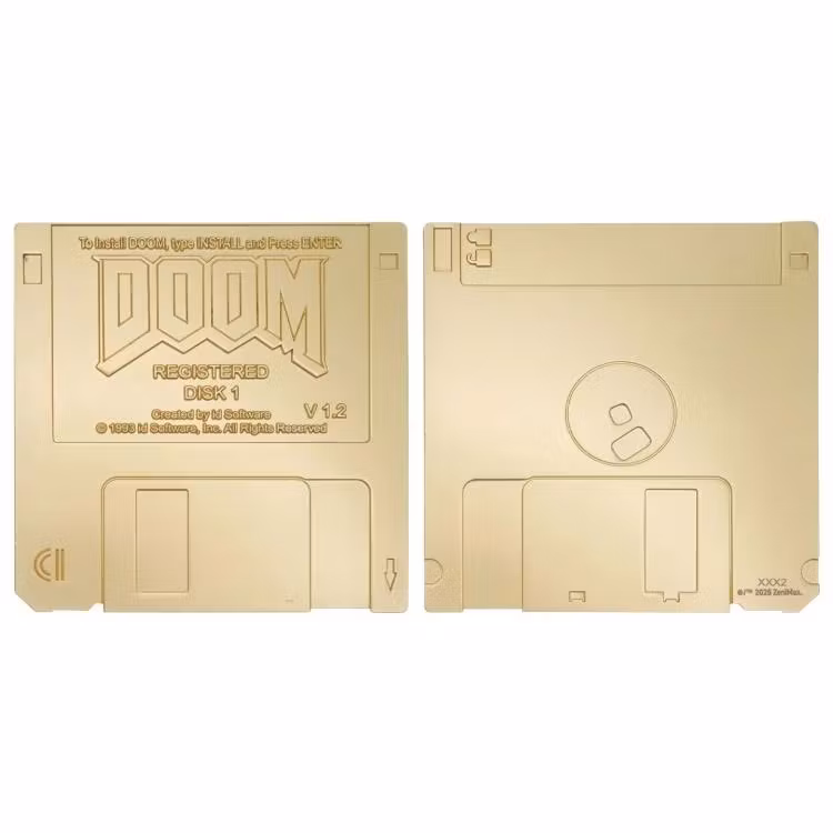 Doom Commemorative Floppy Disk Limited Edition Replica (Gold Edition)