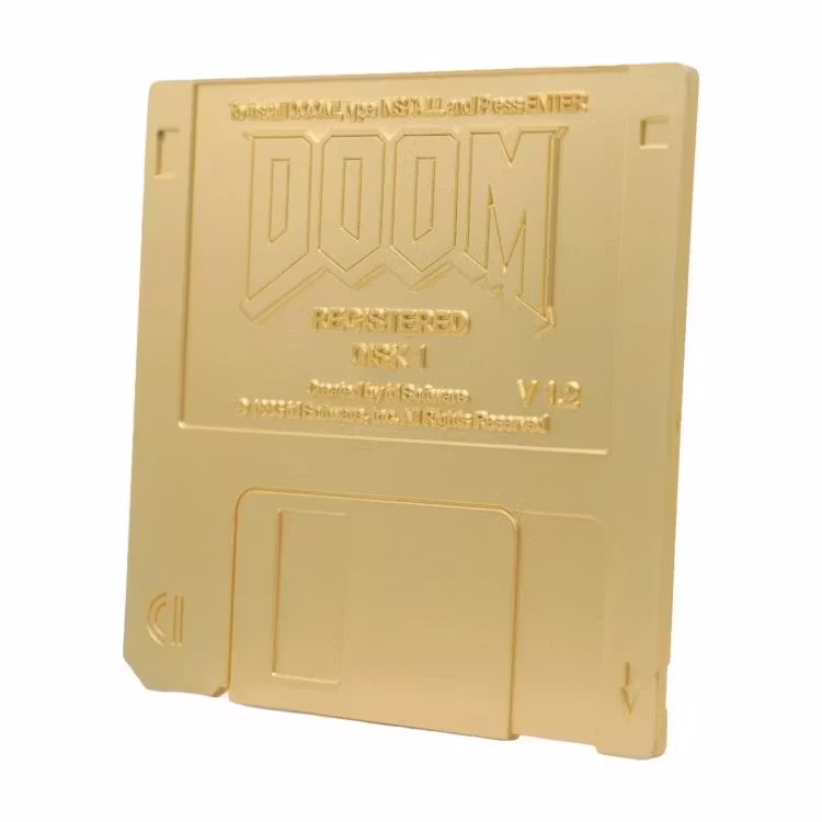 Doom Commemorative Floppy Disk Limited Edition Replica (Gold Edition)