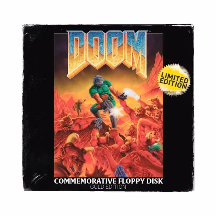 Doom Commemorative Floppy Disk Limited Edition Replica (Gold Edition)
