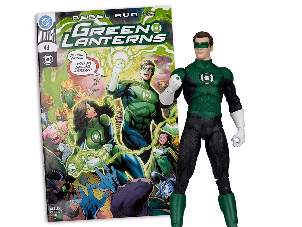 Green Lanterns #48 Page Punchers Green Lantern (Hal Jordan) 7" Action Figure with Comic