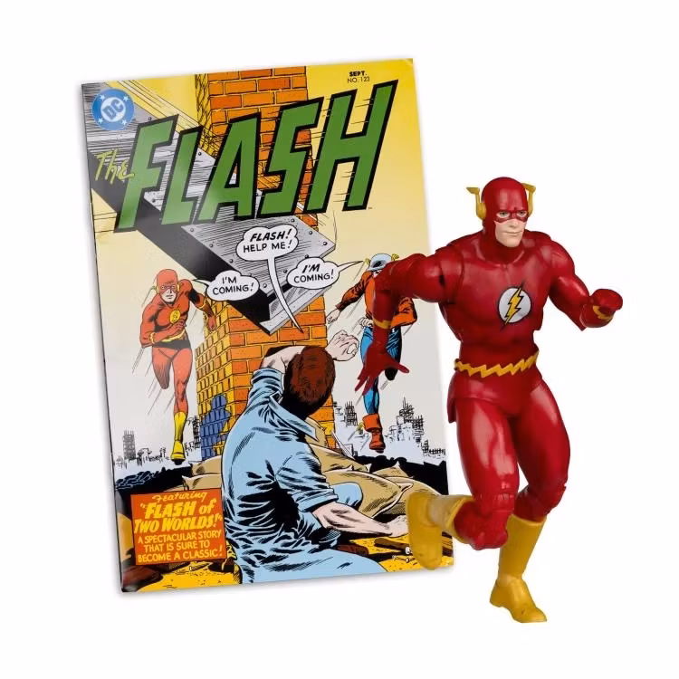 The Flash #123 Page Punchers The Flash (Barry Allen) 7" Action Figure with Comic