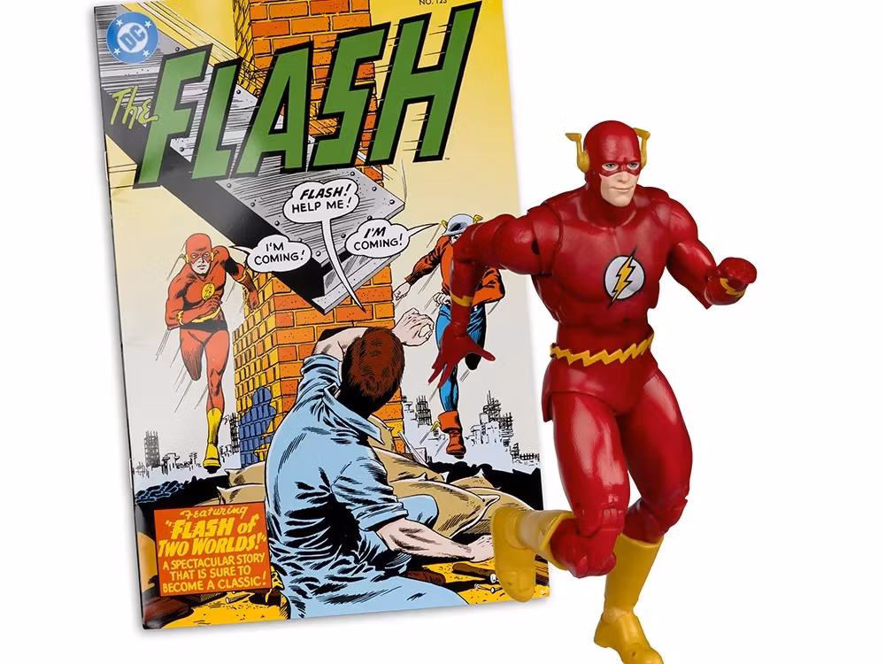 The Flash #123 Page Punchers The Flash (Barry Allen) 7" Action Figure with Comic
