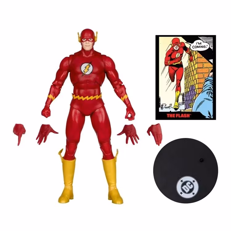 The Flash #123 Page Punchers The Flash (Barry Allen) 7" Action Figure with Comic