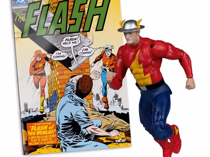 The Flash #123 Page Punchers The Flash (Jay Garrick) 7" Action Figure with Comic
