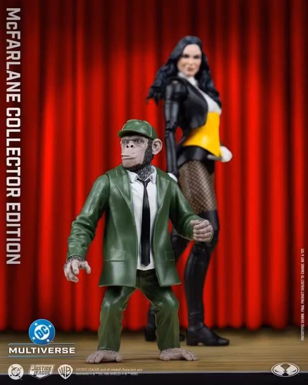 DC Classic DC Multiverse Collector Edition Zatanna with Detective Chimp Action Figure Set