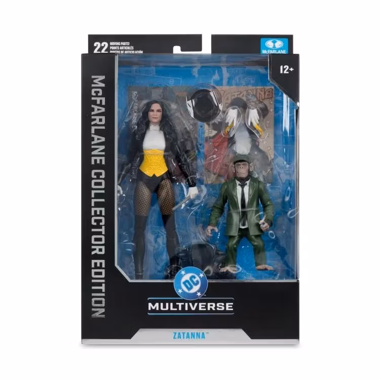 DC Classic DC Multiverse Collector Edition Zatanna with Detective Chimp Action Figure Set
