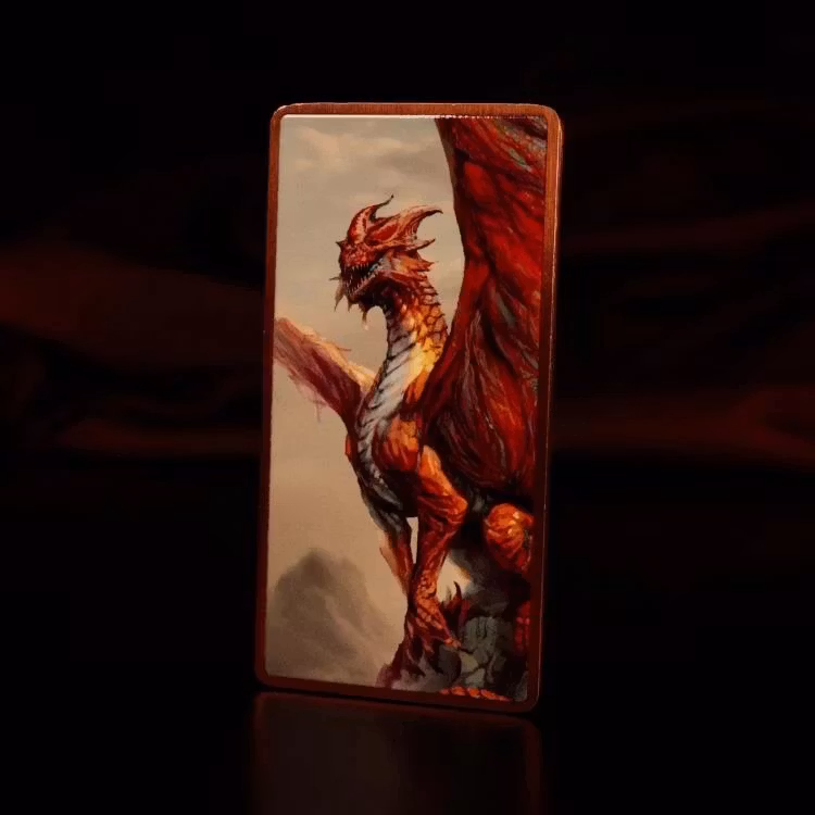 Dungeons & Dragons Metallic Dragons Limited Edition 5 Piece Ingot Set