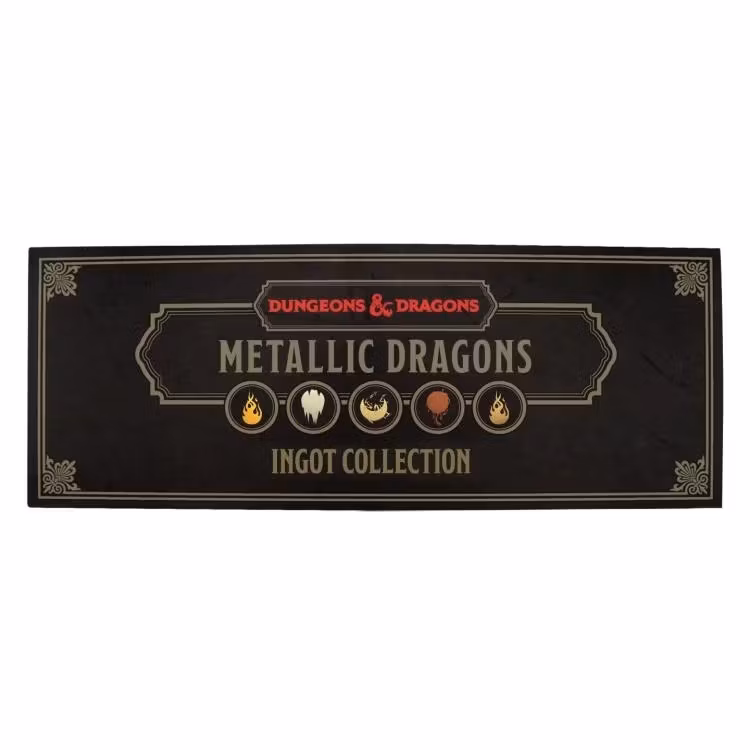 Dungeons & Dragons Metallic Dragons Limited Edition 5 Piece Ingot Set