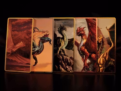 Dungeons & Dragons Metallic Dragons Limited Edition 5 Piece Ingot Set