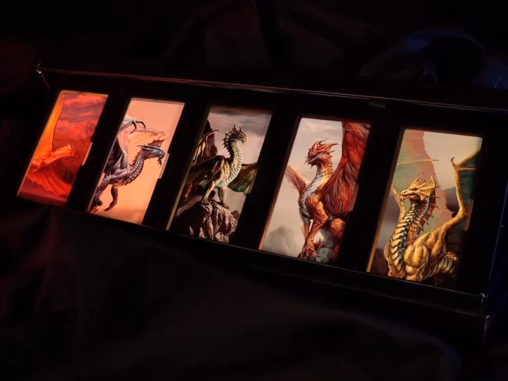 Dungeons & Dragons Metallic Dragons Limited Edition 5 Piece Ingot Set