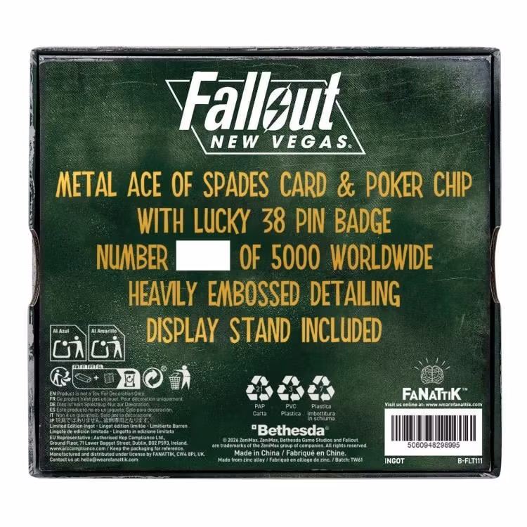 Fallout: New Vegas Lucky 38 Imitation Gold Limited Edition Casino Set