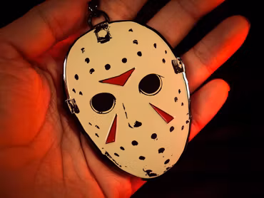 Friday the 13th Hockey Mask Bottle Opener Keyring