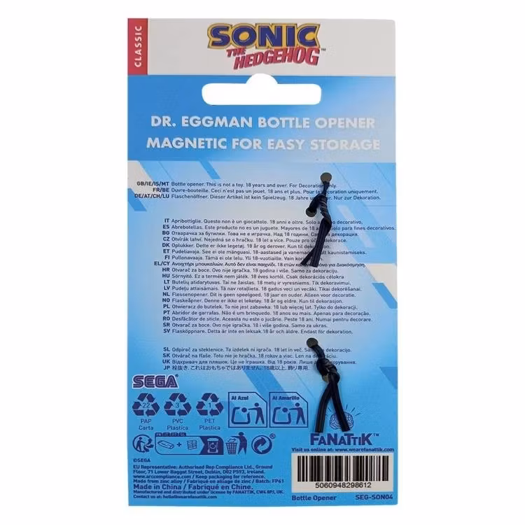 Sonic the Hedgehog Dr. Eggman Bottle Opener