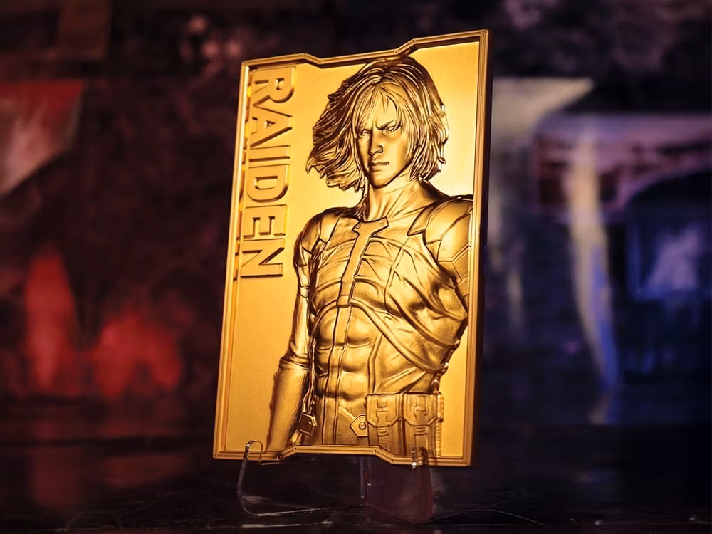 Metal Gear Solid 2: Sons of Liberty Raiden Limited Edition 24k Gold Plated Ingot