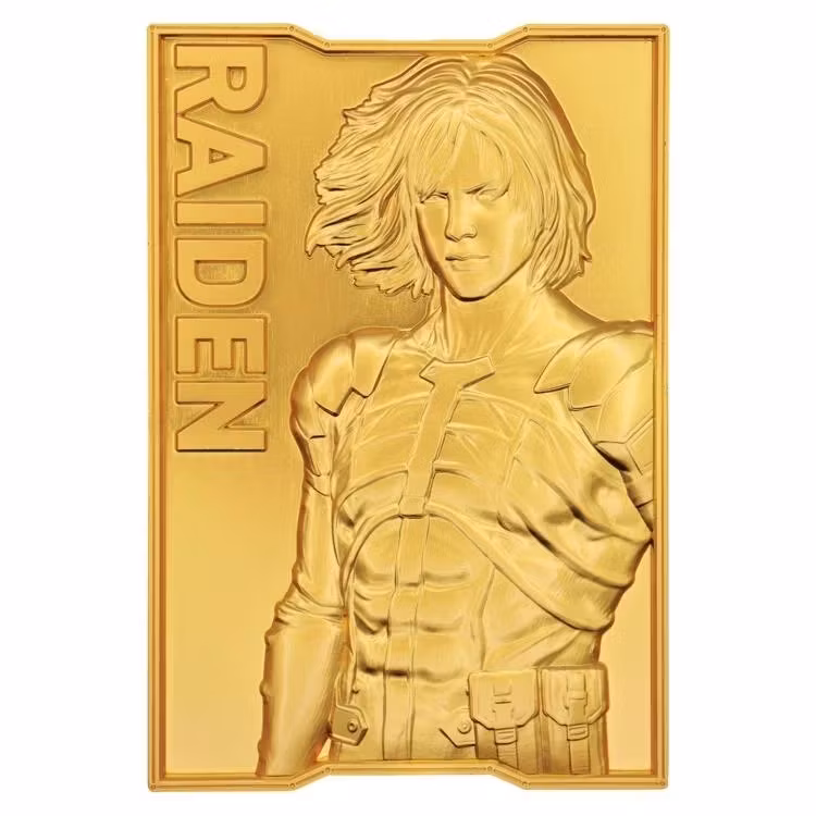 Metal Gear Solid 2: Sons of Liberty Raiden Limited Edition 24k Gold Plated Ingot