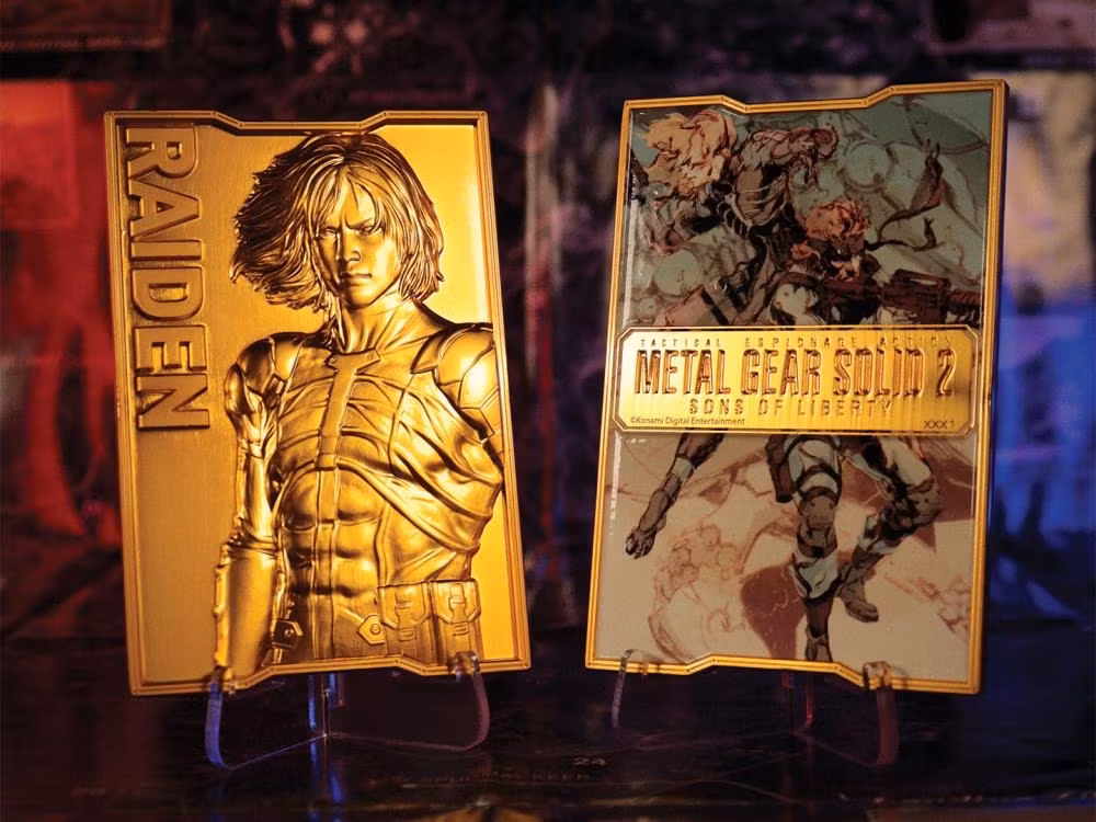 Metal Gear Solid 2: Sons of Liberty Raiden Limited Edition 24k Gold Plated Ingot