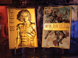 Metal Gear Solid 2: Sons of Liberty Raiden Limited Edition 24k Gold Plated Ingot
