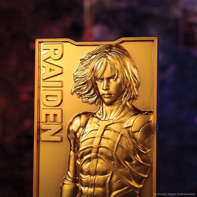 Metal Gear Solid 2: Sons of Liberty Raiden Limited Edition 24k Gold Plated Ingot