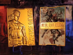 Metal Gear Solid 2: Sons of Liberty Solid Snake Limited Edition 24k Gold Plated Ingot