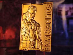 Metal Gear Solid 2: Sons of Liberty Solid Snake Limited Edition 24k Gold Plated Ingot