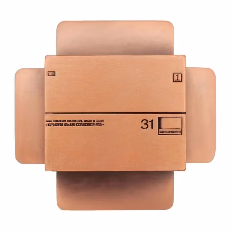 Metal Gear Solid 2: Sons of Liberty The Orange Metal Box Limited Edition Replica (Antique Gold Edition)