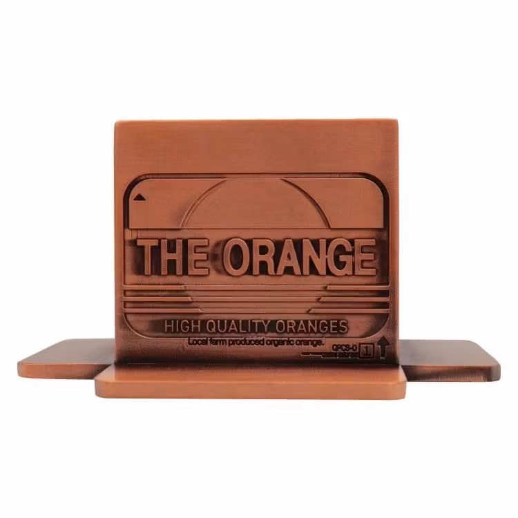 Metal Gear Solid 2: Sons of Liberty The Orange Metal Box Limited Edition Replica (Antique Gold Edition)
